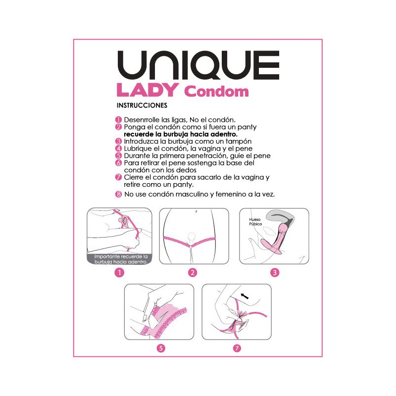 3 Préservatifs féminin - Uniq