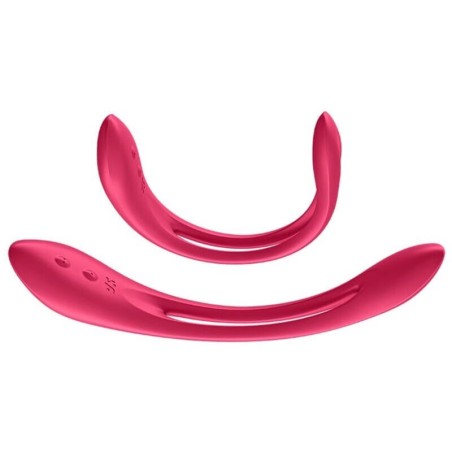 Vibro pour couple Elastic Joy Rouge - Satisfyer 