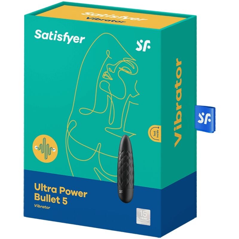 Stimulateur Ultra power bullet 5 noir - Satisfyer