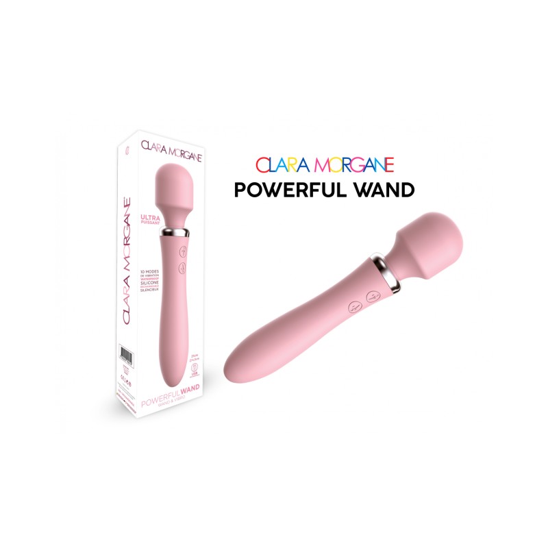 2 en 1 Powerful Wand 2 couleur aux choix Clara Morgane