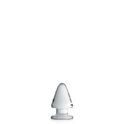 Plug anal en pointe transparent N°23 - Glossy Toys