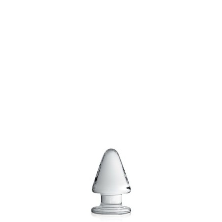 Plug anal en pointe transparent N°23 - Glossy Toys