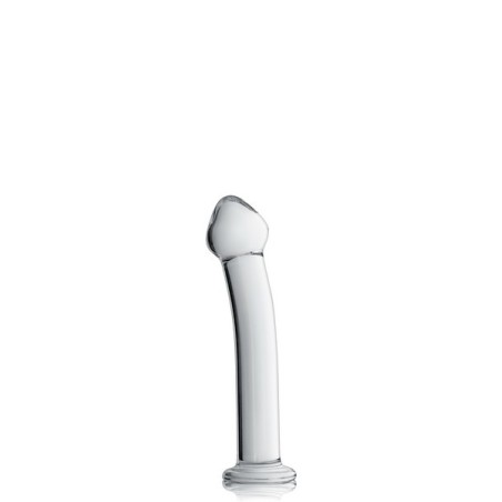 Dildo en verre point G 17.5cm Transparent N°14 - Glossy Toys