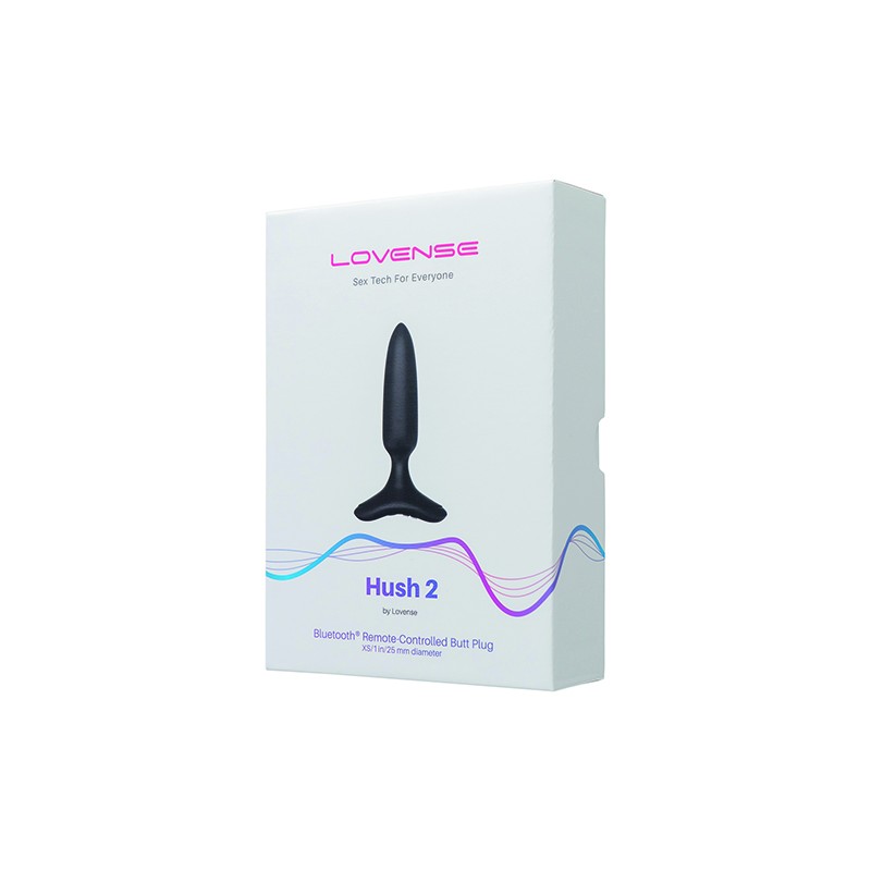 Plug connecté Hush 2 Lovense 2 tailles aux choix