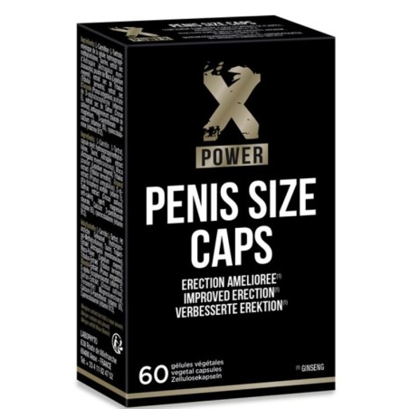 Pénis size caps - Amélioration Taille Volume Erection Cure 1 mois - 60 comprimés Labophyto