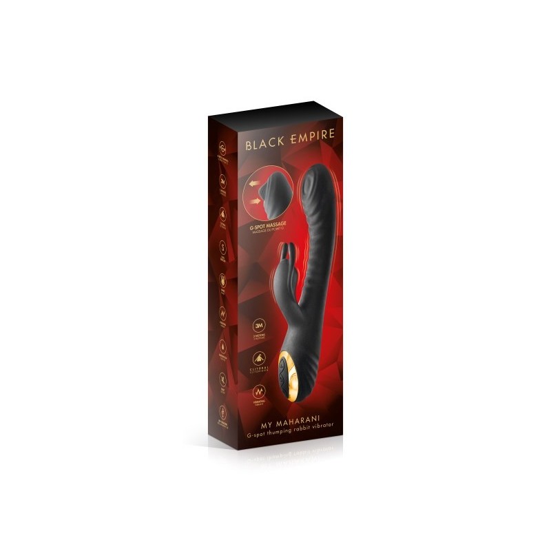 Vibromasseur Rabbit G-SPOT-MASSAGE MY MAHARANI Black Empire