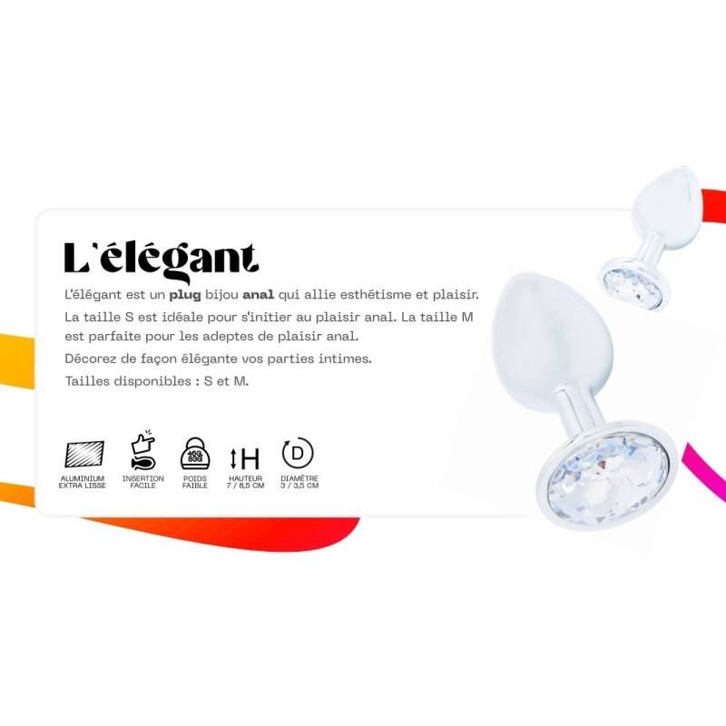 L'élégant Plug bijou anal  - L'insatiable Jacquie & Michel