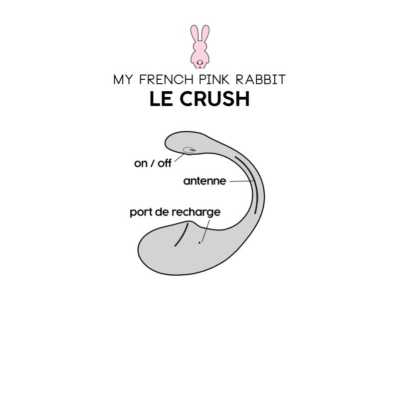 Le Crush Noir oeuf vibrantconnecté