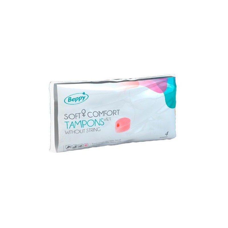 TAMPONS BEPPY SOFT CONFORT HUMIDE 4 UNITÉS