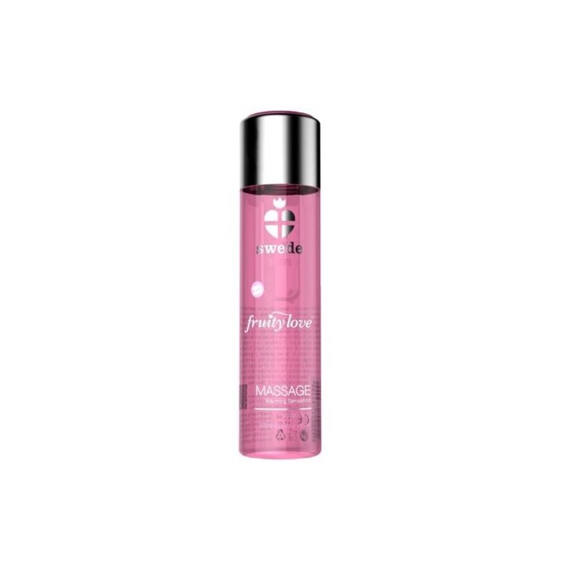 SWEDE FRUITY LOVE HUILE EFFET CHALEUR FRAISES AU CHAMPAGNE 60 ML