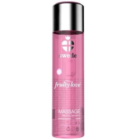 SWEDE FRUITY LOVE HUILE EFFET CHALEUR FRAISES AU CHAMPAGNE 60 ML