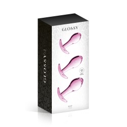 GLASS SET 17 CLEAR GLOSSY TOYS