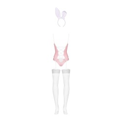 COSTUME DE LAPIN 4-PCS ROSE