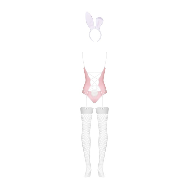 COSTUME DE LAPIN 4-PCS ROSE