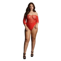 Body CROTCHLESS Rouge