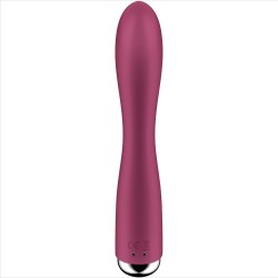 SATISFYER - SPINNING RABBIT 1 CLITORIS ET STIMULATION DU POINT G ROUGE