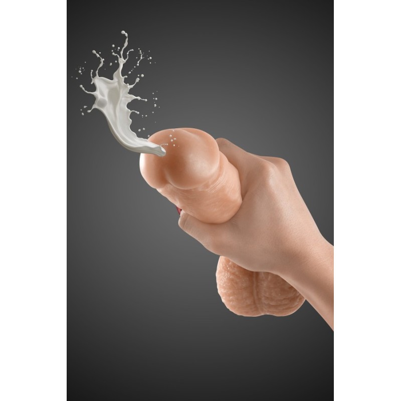 Cum Kane 21,5cm, gode ventouse réaliste éjaculateur