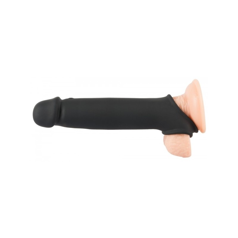 Gaine de pénis vibrante Extension Rebel 19 x 4.5cm