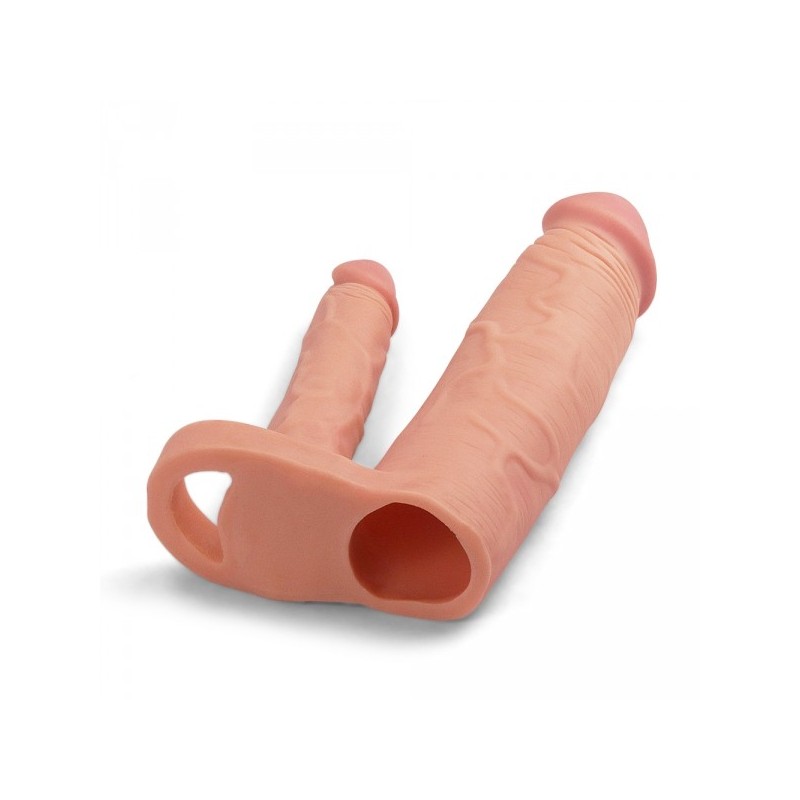 Gaine de pénis Double Penis 18 x 4 cm