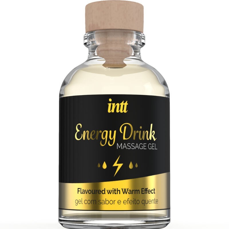 INTT MASSAGE & ORAL SEX - GEL DE MASSAGE SAVEUR COTTON BABE À PAPA ET EFFET CHAUFFANT