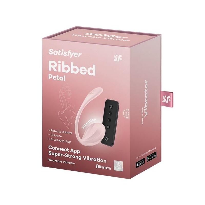 oeuf Ribbed Petal -Satisfyer