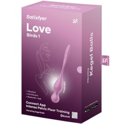 BOULES VIBRANTES DE KEGEL LOVE BIRDS ROSE- SATISFYER -