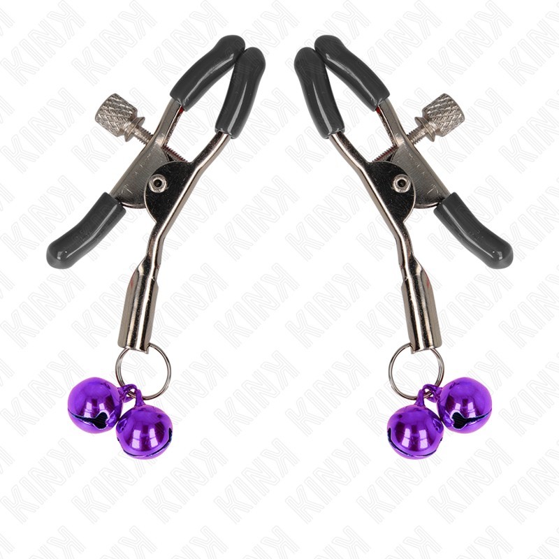 KINK - PINCE À METON DOUBLE CLOCHE VIOLET 6 CM