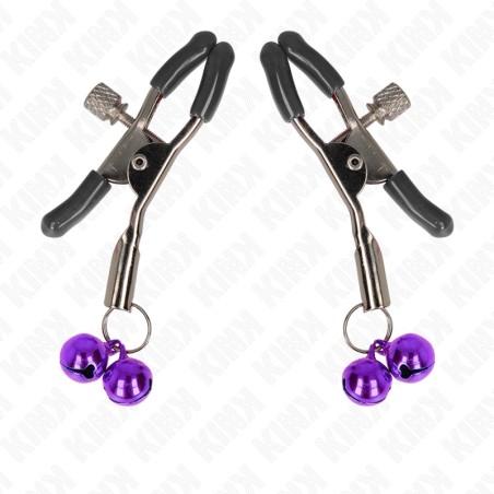 KINK - PINCE À METON DOUBLE CLOCHE VIOLET 6 CM