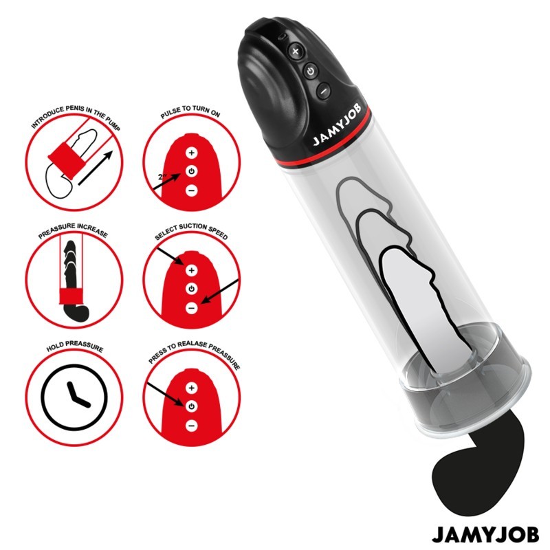 POMPE AUTOMATIQUE XPAND 3 NIVEAUX D'ASPIRATION GRIS -JAMYJOB