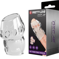 PÉNIS TRANSPARENT OSCAR PLUS ÉPAIS - PRETTY LOVE -