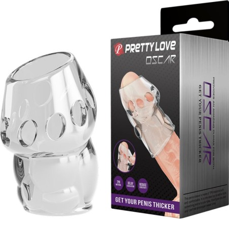 PÉNIS TRANSPARENT OSCAR PLUS ÉPAIS - PRETTY LOVE -