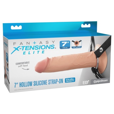gode ceinture -Hollow Silicone Strap-on- 19,1 cm