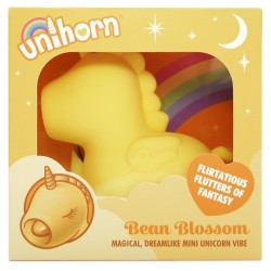 mini vibrateur licorne avec une langue tourbillonnante