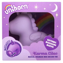 mini stimulateur licorne Karma Lilac au museau palpitant intense