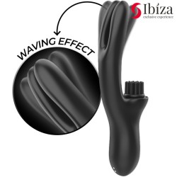 IBIZA - VIBRATEUR CLITORIALE MULTICELLULAIRE RABITT  DOUBLE ONDES