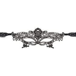 masque noir en broderie de Cottelli