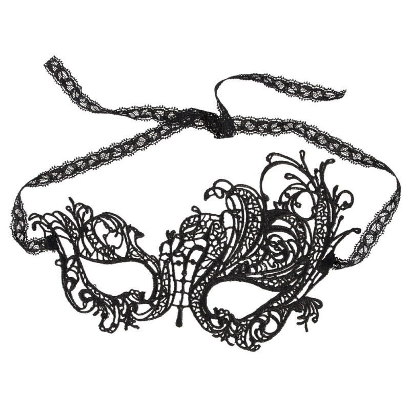 masque en broderies asymétriques