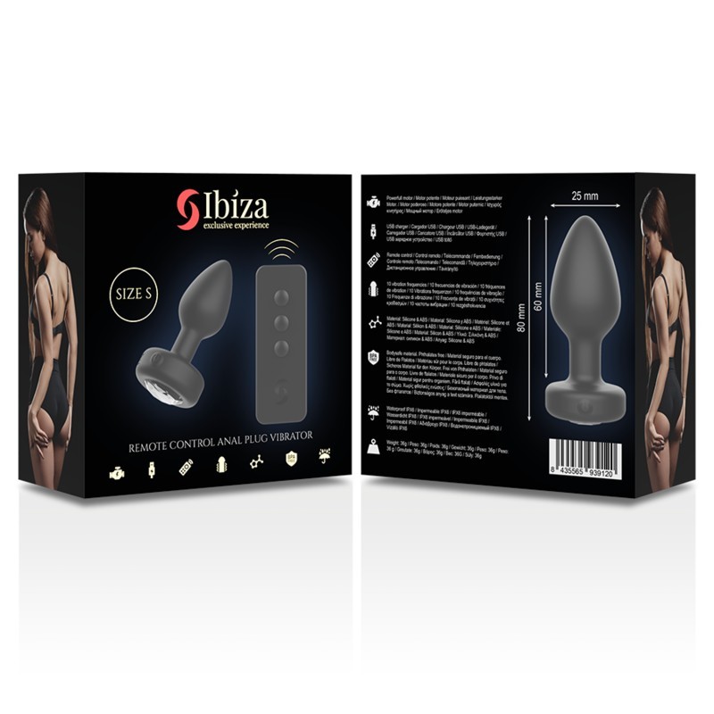 IBIZA - PRISE ANAL TÉLÉCOMMANDE