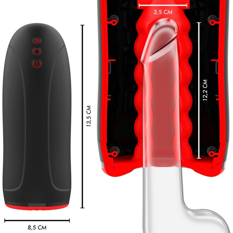 JAMYJOB - MASTURBATEUR EFFET CHAUFFANT SWING-R, SWING TECH ET VIBRATION