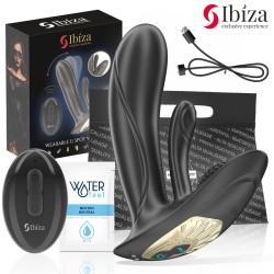 VIBROMASSEUR PORTABLE AVEC STIMULATION DU POINT G ET DU CLITORIS AVEC TÉLÉCOMMANDE-IBIZA -