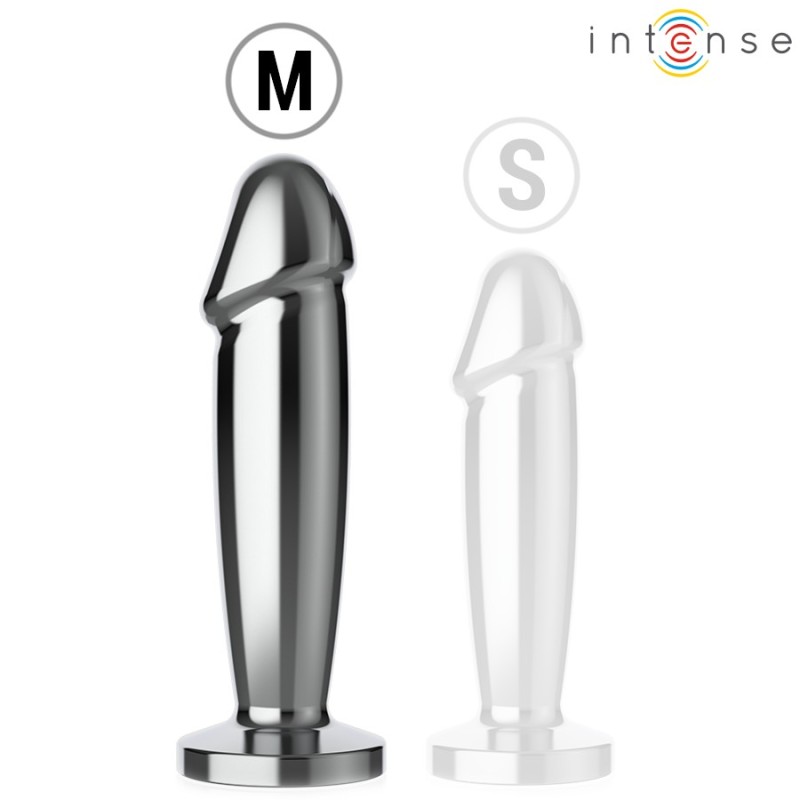 PLUG ANAL - M-  10 VIBRATIONS GODE MÉTALLIQUE AVEC TÉLÉCOMMANDE -INTENSE -