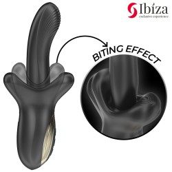 VIBRATEUR PUISSANT AVEC EFFET DE POUSSÉE ET DE MORSURE- IBIZA -