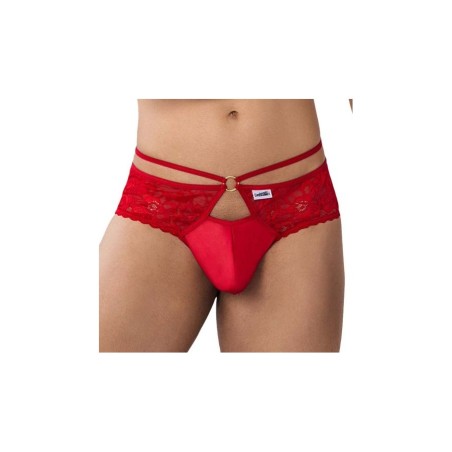 String Dentelle à Lacets ATARGIS Rouge
