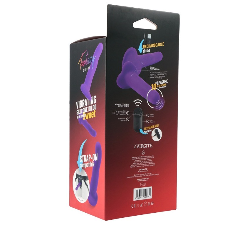 Gode vibrant en silicone « Sweet » avec télécommande