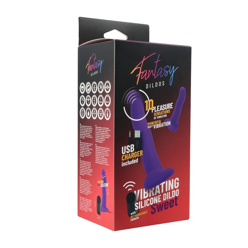 Gode vibrant en silicone « Sweet » avec télécommande