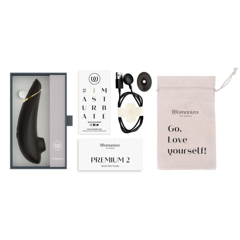Stimulateur clitoridien Womanizer Prenium 2 Framboise
