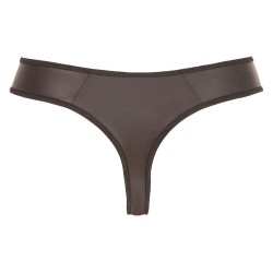 String avec fermeture éclair en strass