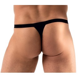 String avec strass brillants  Noir