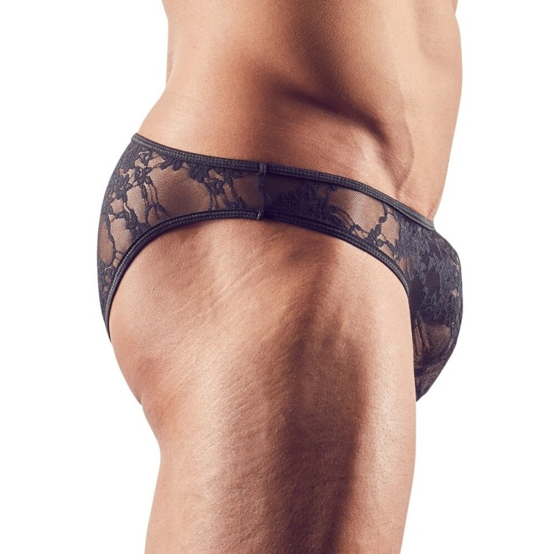 Slip sexy dentelle  Noir
