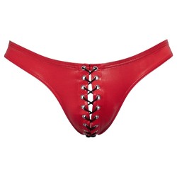 Slip avec cordon Rouge